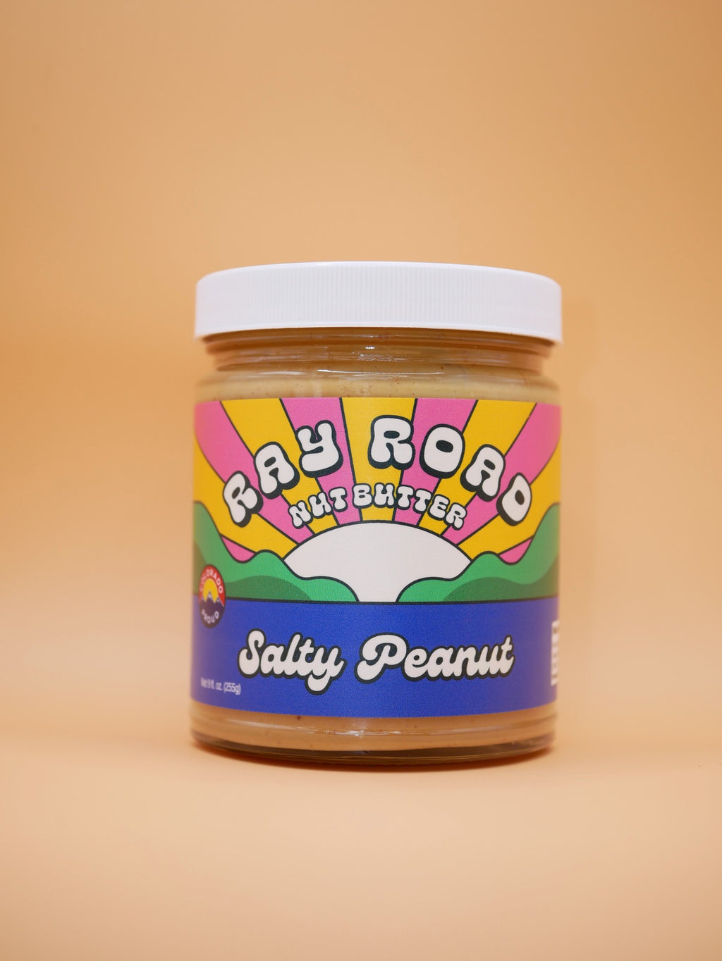 Ray Road Salty Peanut butter, 9 oz jar